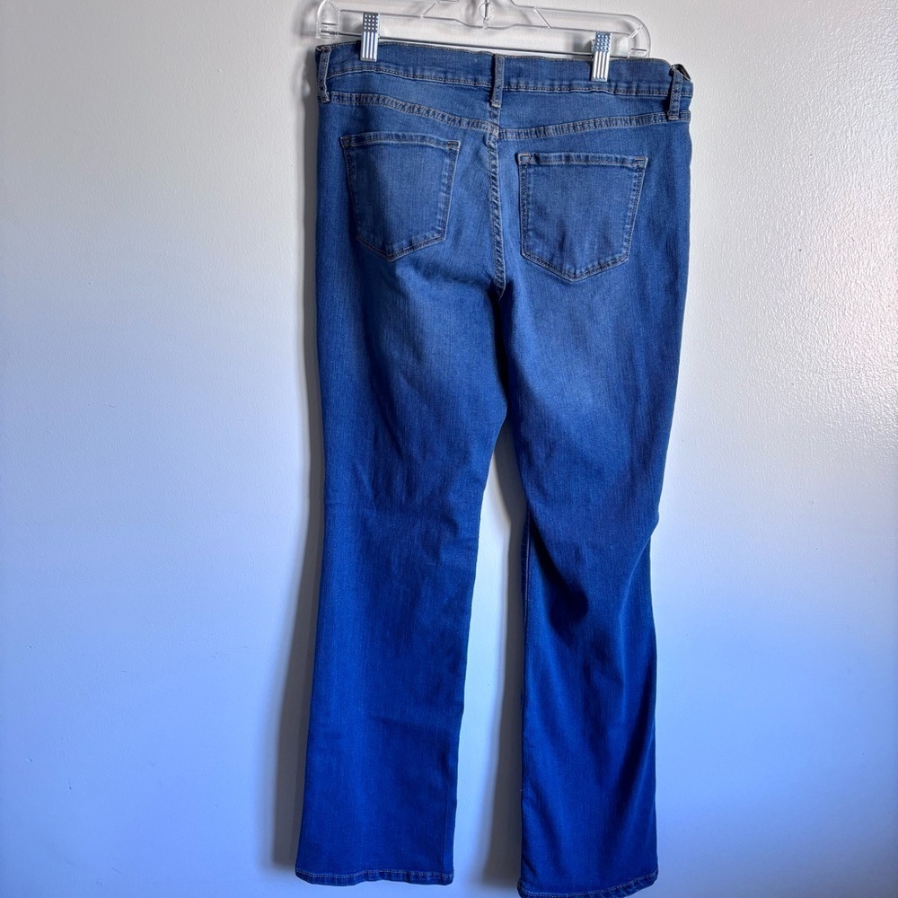 ⭐️⭐️⭐️Nine West Women's Blue Boot Cut Jeans size 10 - Picture 4 of 9